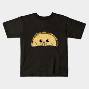 Cute Taco Heart Kids T Shirt -Mexico Food -Foodie Humor Gift Kids T-Shirt